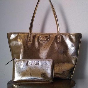Kate Spade Metro Harmony tote and makeup bag
